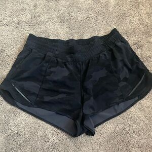 Lululemon • Black/Camo • Running Shorts • 2” inseam